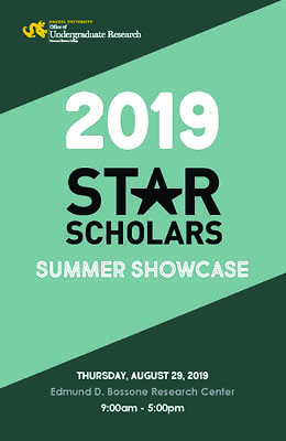 2019 STAR Scholars Summer Showcase Abstract Booklet